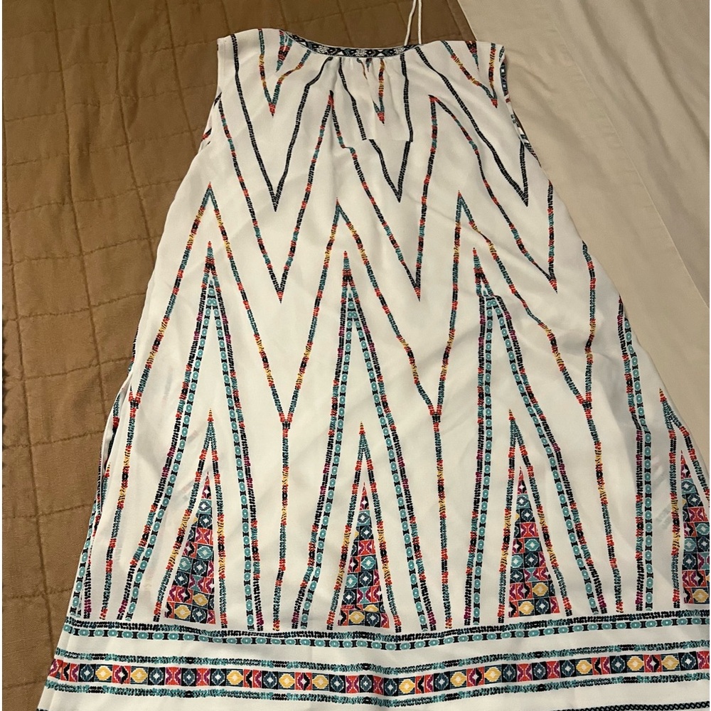 SF WHITE MULTI Stripe Dress